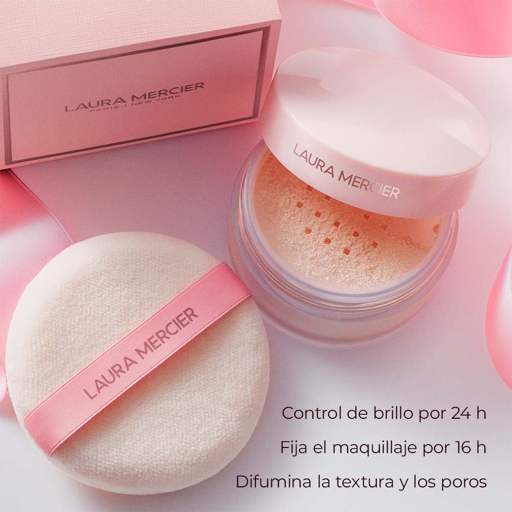TRANSLUCENT LOOSE SETTING POWDER & VELOUR PUFF SET TONE-UP (SET DE MAQUILLAJE)